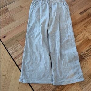 Garage Light Gray Wide-Leg Lounge Pants